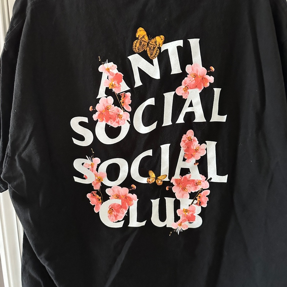 Bundle Antisocial social club two sided graphic tees x2
